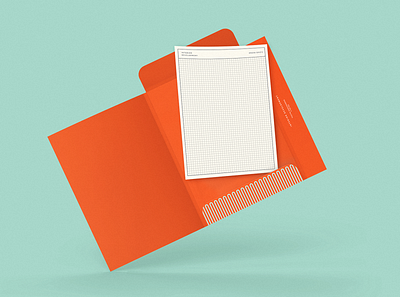 Folder YGO branding design folder identic orange