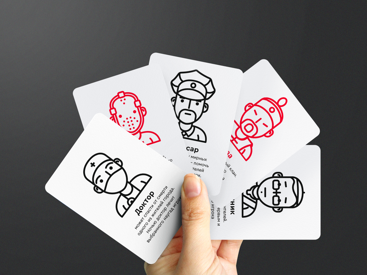 Mafia cards by Евгений Кирилловский on Dribbble