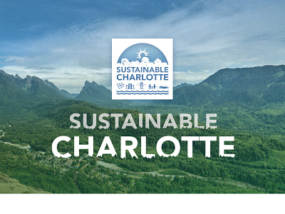 Sustainable Charlotte LOGO art branding design icon illustration illustrator logo logotype vector
