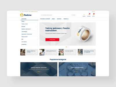 Packmo branding e-commerce logo online shop shop ux webdesign