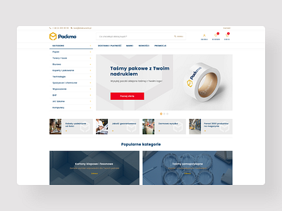 Packmo branding e commerce logo online shop shop ux webdesign