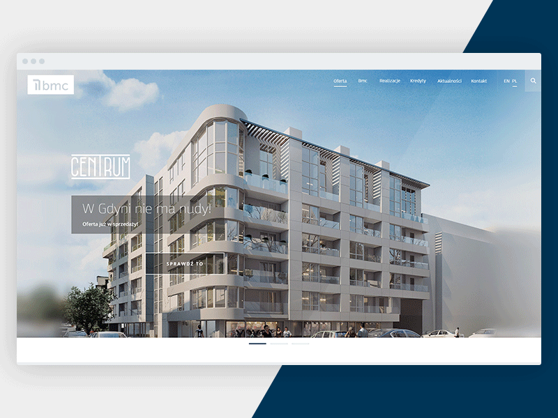 BMC design homepage real estate residential responsive rwd ui ux web webdesign website