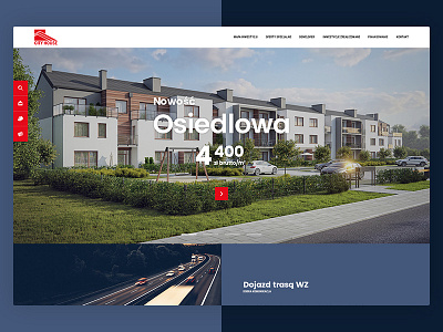 Cityhouse design homepage house layout real estate ui ux web webdesign website