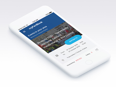 myFactBook App android app appdesign design homepage ios material design portal ui ux