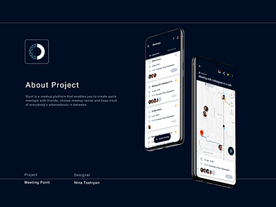 Meeting point mobile application design