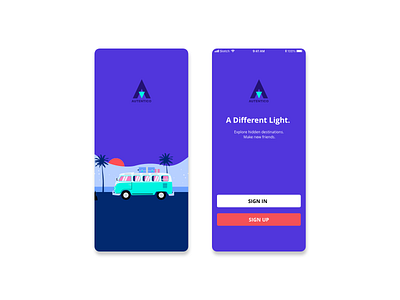 Travel app iOS