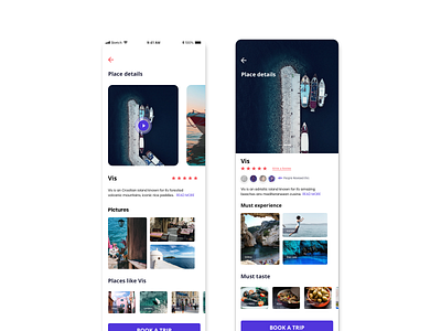 Travel app iOS 2 color palette colors palette colourful app ios app design iphone 8 travel travel app travel ui travelling ui desgin ui design ui travel user interface user interface design