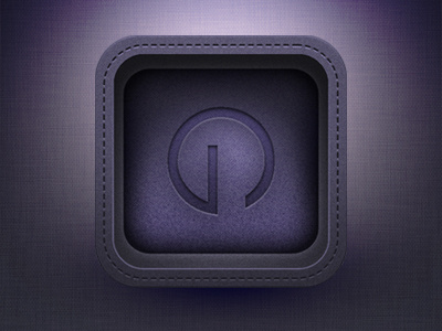 Portfolio : Icon app depth icon ios ipad iphone mobile portfolio sewing shadow texture