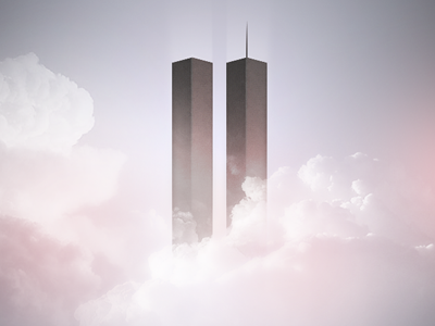 9/11 10 years 911 building cloud clouds lights memories photoshop remember sky twins towers world trade center