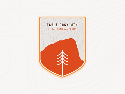 Table Rock Mtn. Patch badge mountain north carolina patch table rock