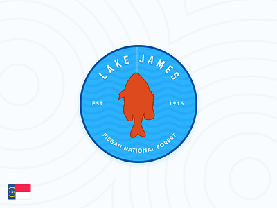 Lake James Patch badge fish lake lake james north carolina patch