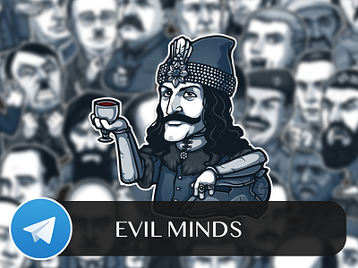 Evil Minds Telegram Sticker Pack evil stickers telegram tepes villain