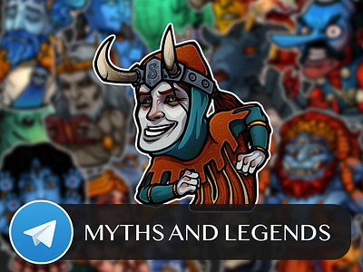 Myths and Legends Telegram Sticker Pack legends mythology myths stickers telegram