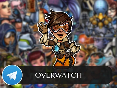 Overwatch Telegram Sticker Pack overwatch stickers telegram tracer