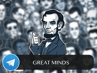 Great Minds Telegram Sticker Pack great minds sticker pack stickers telegram