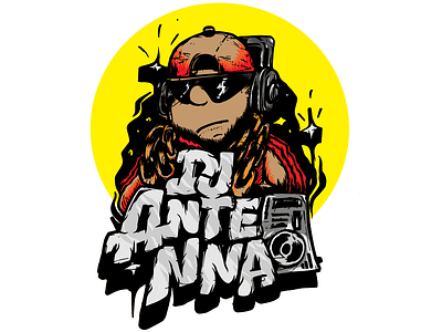 DJ ANTENNA design t shirt