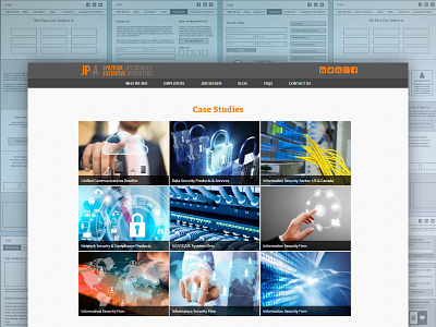 JPatrick Site Redesign design ui web design wireframe