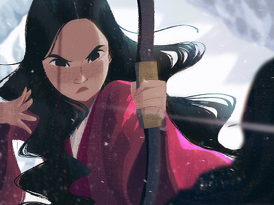 Honor character character design concept art digital art disney environment fan art illustration lights mulan photoshop visdev visual development walt disney