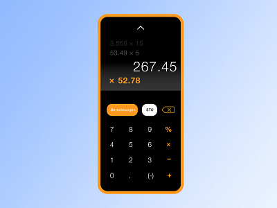 DailyUI #004 – Calculator beginner calculator calculator app cellphone dailyui design graphicdesign mobile mobile app ui