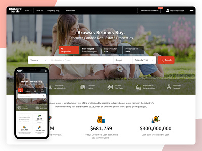 Canada Real Estate ui web