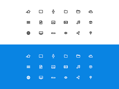 Icons pack illustrator outline redesign concept svg uidesign uikit uipractice vector