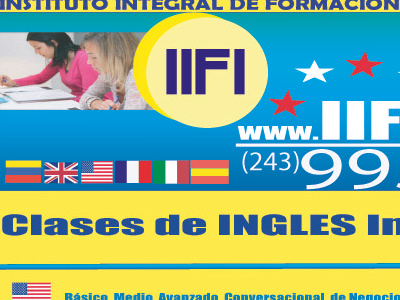 Clases De Ingles In Company Carabobo Aragua advertisement arte banner companyimage coorporateimage design diseño flyer illustrator languageinstitute publicity webdesign