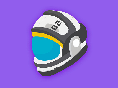 Helmet Graphic astronaut flat flight graphic helmet launch space travel vector