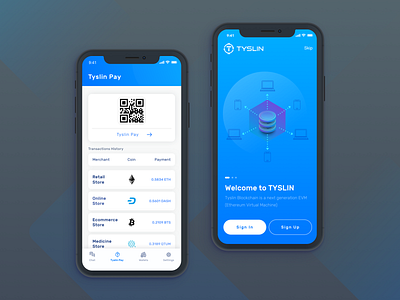 Tyslin App Design Concept app design design ui ux