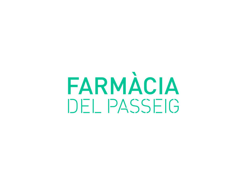 Farmàcia del Passeig (Promenade Pharmacy) after effects animation branding lines logo motion motion graphics pharmacy vector