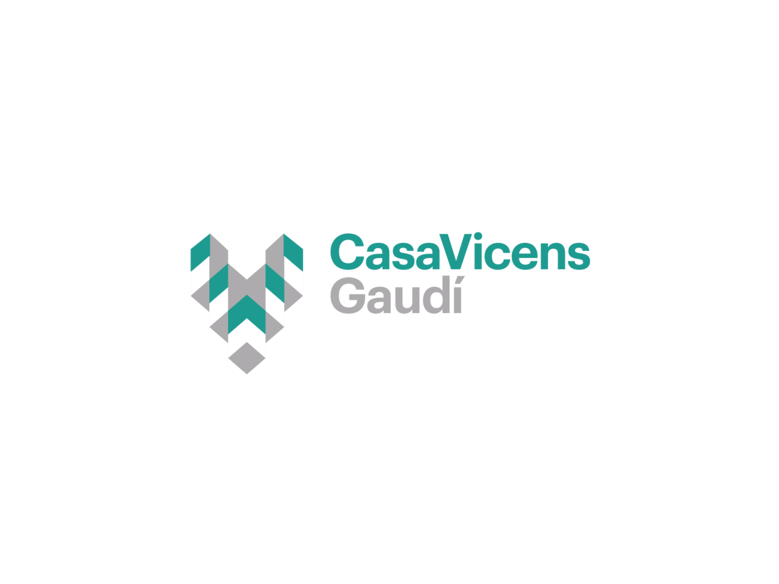 Logo Casa Vicens 3d animation after effects animation cinema 4d design isometric logo logo animation motion design