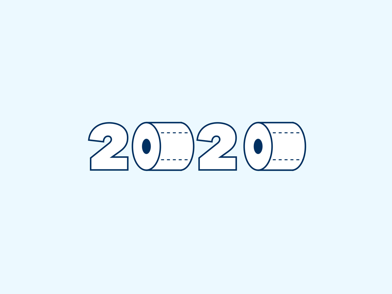 2020 2020 2d animation after effects animation coronavirus design motion numbers toilet paper vector year
