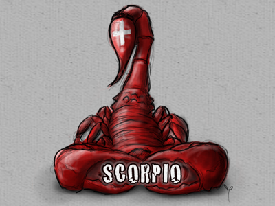 Scorpio drawing scorpio