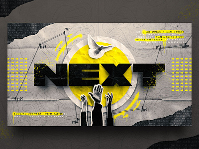 NEXT church collage design sermon sermon art sermon series