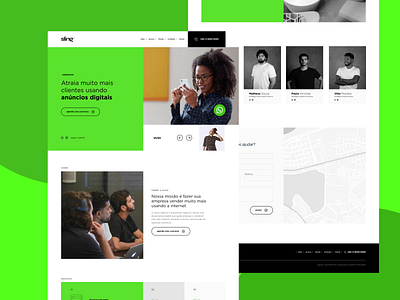 Sling.Digital design landingpage minimal ui web website