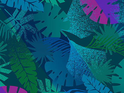 Tropical Leaves Pattern