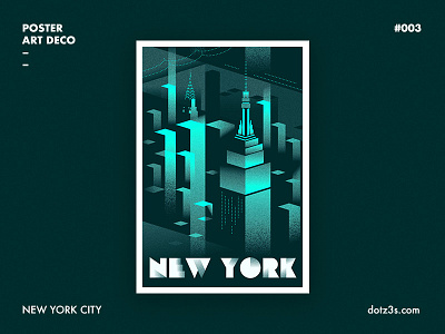 Poster Art Deco / New York 03