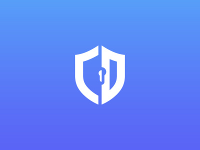 CD Security Logo branding design icon logo typography vector