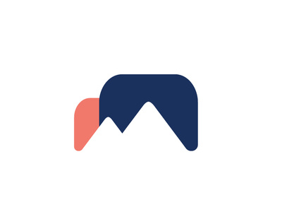 M Letter Style Logo