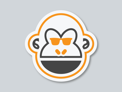 Monkey Sticker