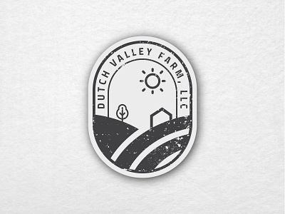 Hometown Farm Valley art branding design flat hometown illustration logo print design stickers vector weekly warm up