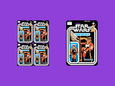 Kenner Star Wars action figures-Luke Skywalker kenner pixel pixel art star wars
