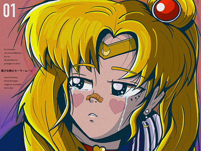 Usagi (Sailor Moon redraw challenge) 2d anime characterdesign cute diseño illustration illustrator ipadpro manga procreate sailormoonchallenge sailormoonredraw