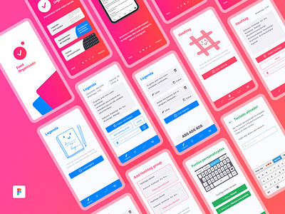 Feed Organizado | App UI app brasil brazil ui ui design ui ux uiboost uidesign uiux