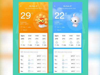 UI weather Pokémon