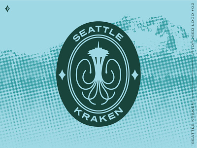 Seattle Kraken, proposed mark #2 by Hank Ewbank on Dribbble