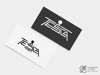 Tesla Logo black design logodesign nicola tesla schwarz tesla white