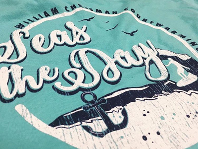 Seas the Day Tshirt screen print tshirt