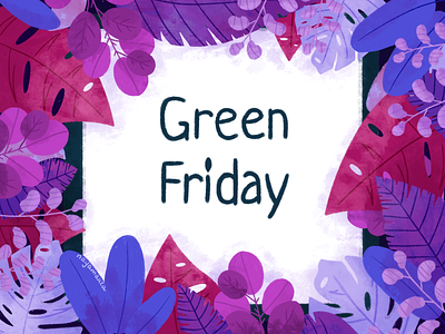 Green Friday black friday brush clothes colors cute eco ecology flowers friday green green friday plastic sale sales texture zero waste