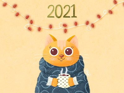 Cute Cat New Year