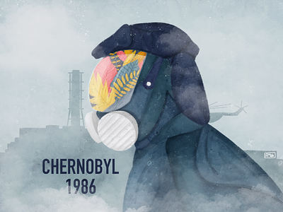 Chernobyl 1986 accident character character design chernobyl color concept creative design ecology flowers hbo history illustration pripyat procreate texture